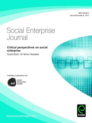 cover image of Social Enterprise Journal, Volume 8, Issue 2